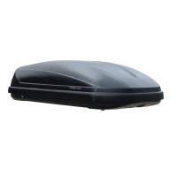 Автобокс Евродеталь TopBox 435 Чёрный Дастинг с двусторонним открытием