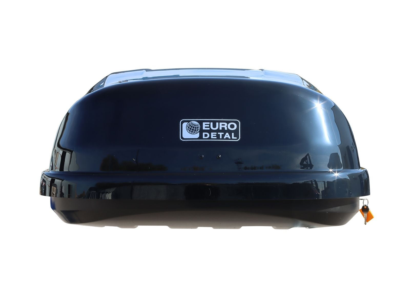 Автобокс Евродеталь TopBox 435 Чёрный Глянец с двусторонним открытием