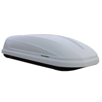 Автобокс Евродеталь TopBox 435 Белый Дастинг с двусторонним открытием