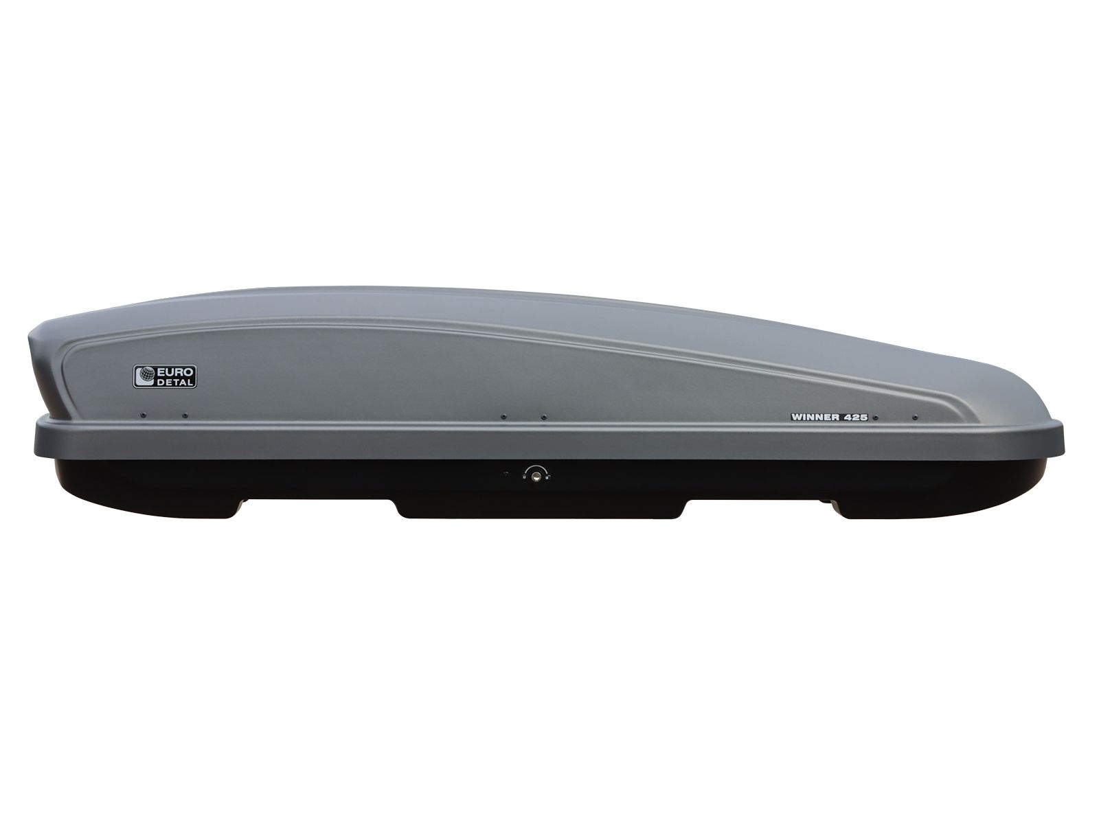 Автобокс Евродеталь Winner 425 Серый Дастинг с двусторонним открытием