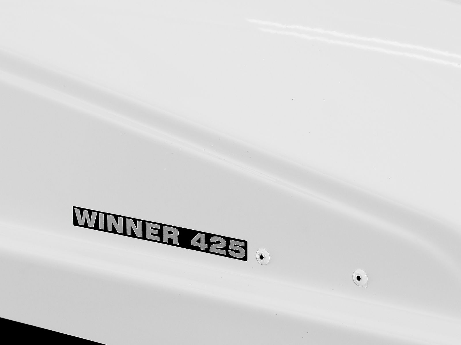 Автобокс Евродеталь Winner 425 Белый Глянец с двусторонним открытием