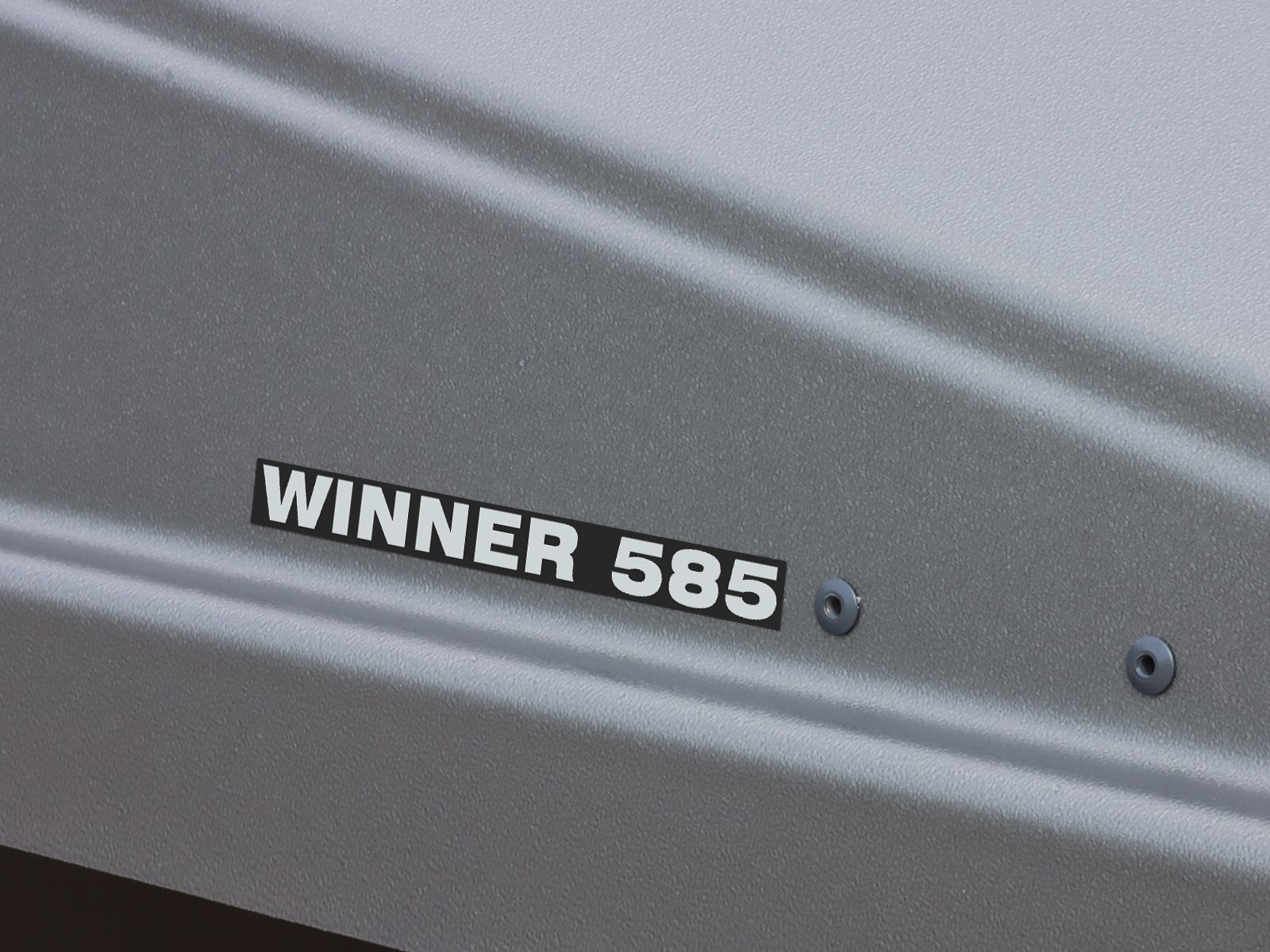 Автобокс Евродеталь Winner 585 Серый Дастинг с двусторонним открытием