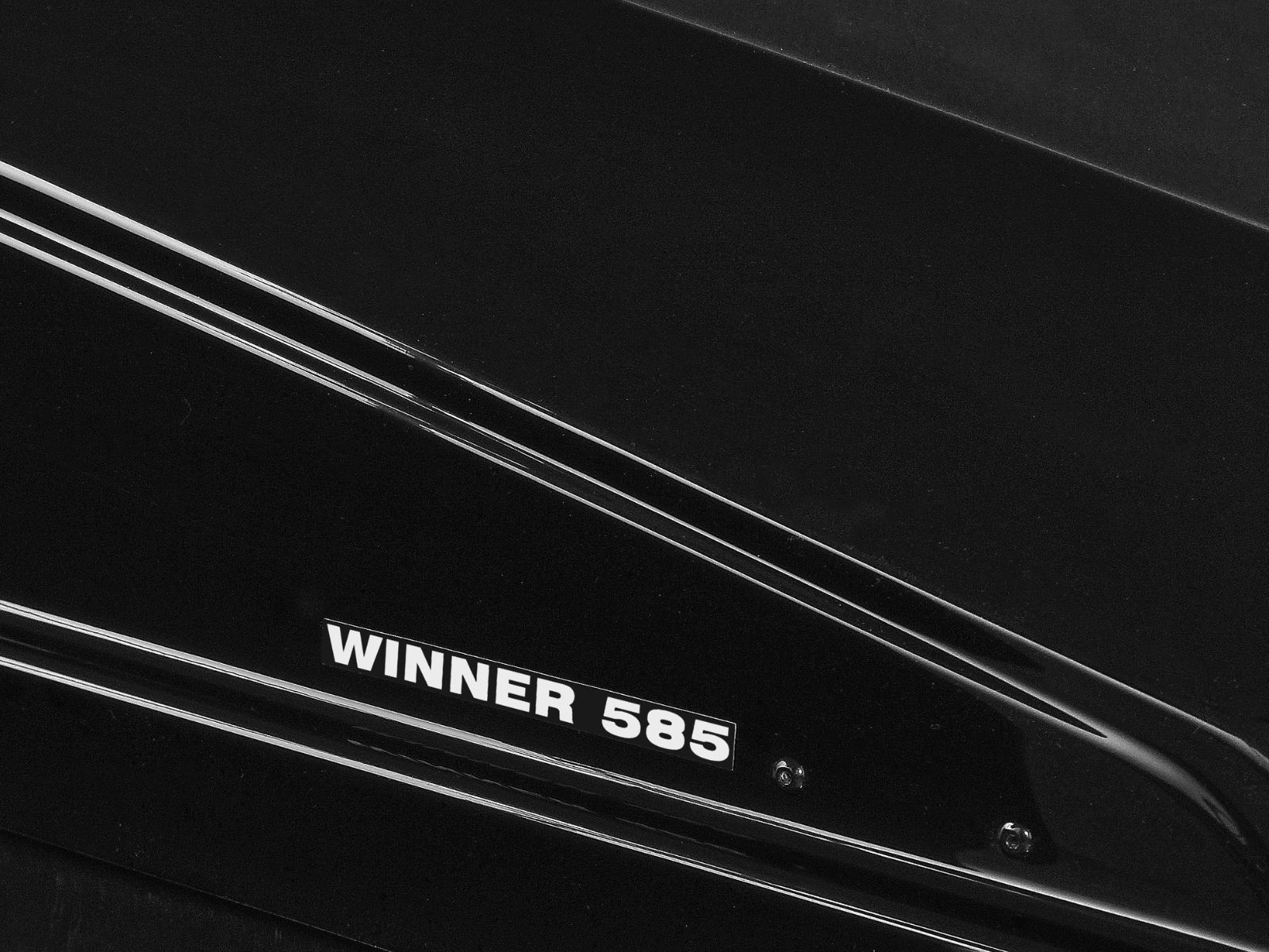 Автобокс Евродеталь Winner 585 Чёрный Глянец с двусторонним открытием