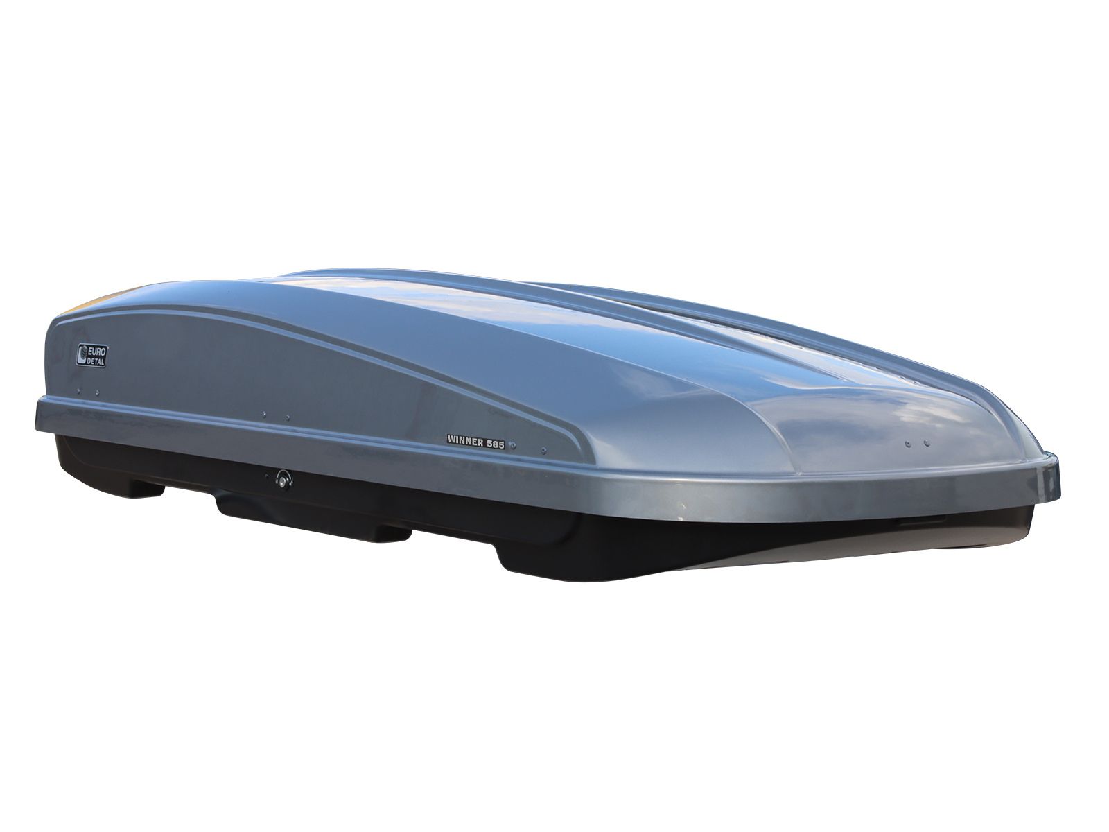 Автобокс Евродеталь Winner 585 Серый Глянец с двусторонним открытием