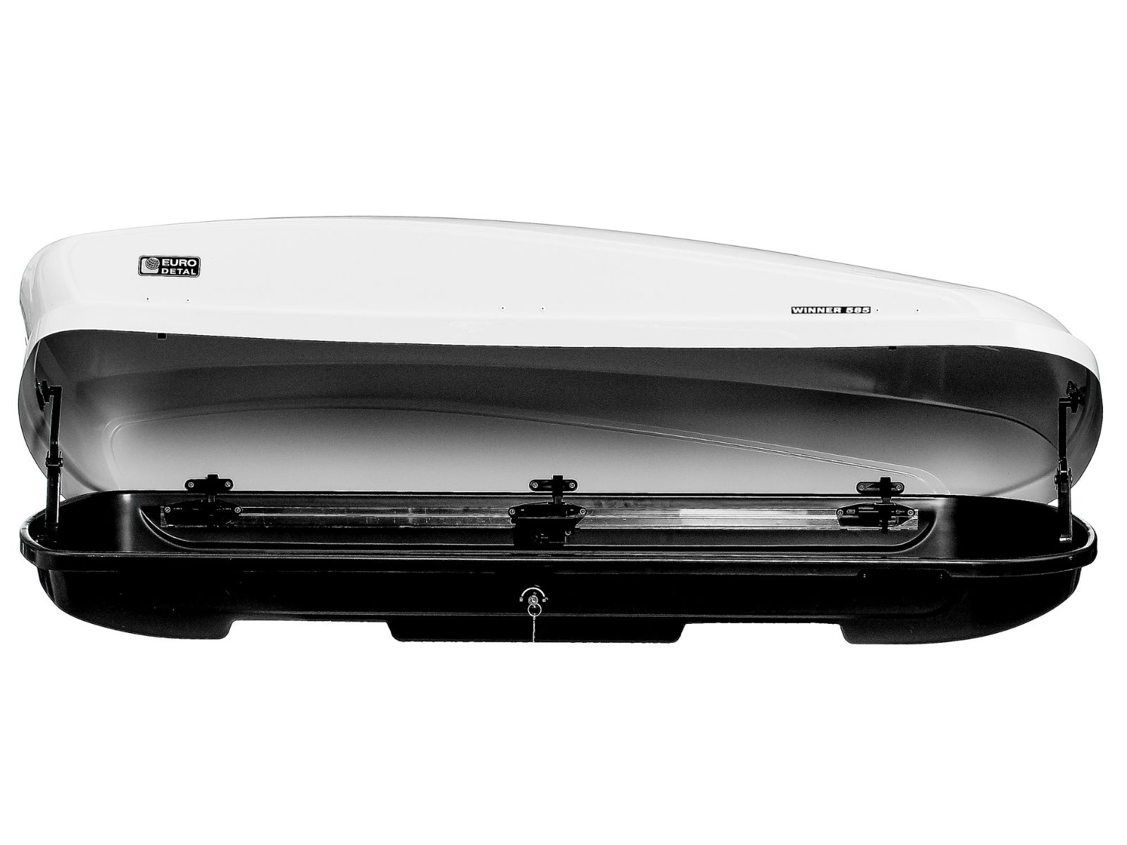 Автобокс Евродеталь Winner 585 Белый Глянец с двусторонним открытием