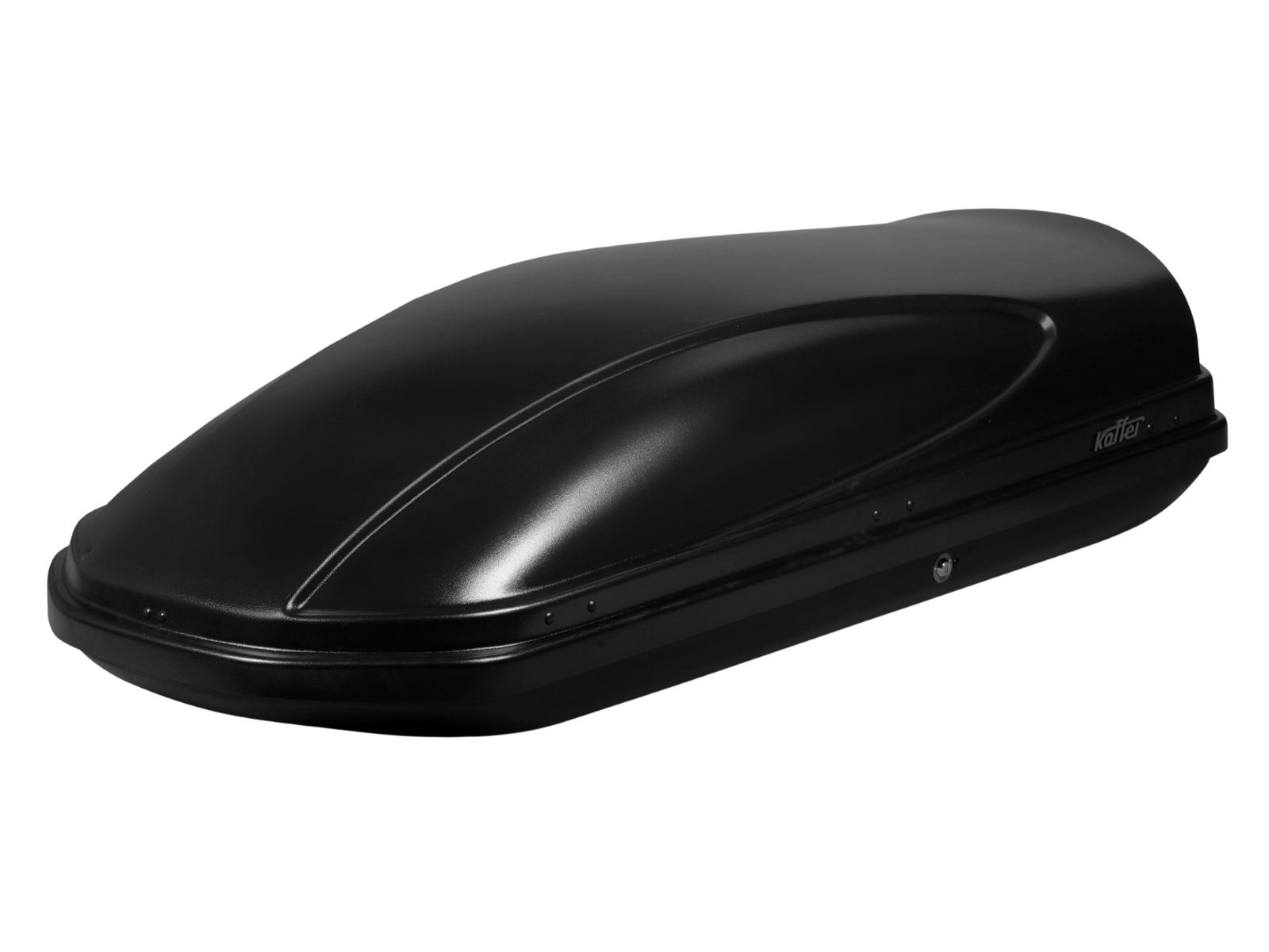 Автобокс на крышу Koffer 430 Чёрный Матовый с двусторонним открытием