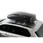 Автобокс на крышу Koffer 430 Чёрный Матовый с двусторонним открытием