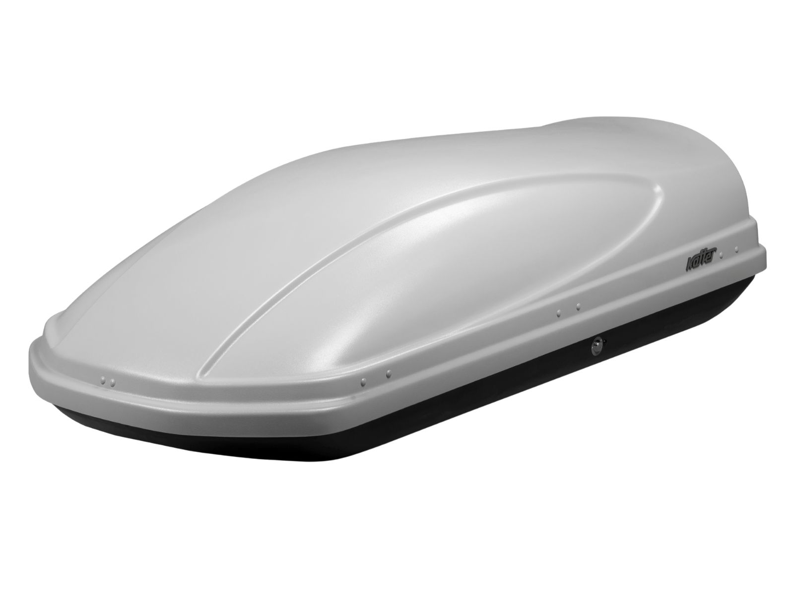 Автобокс на крышу Koffer 430 Серый Матовый с двусторонним открытием