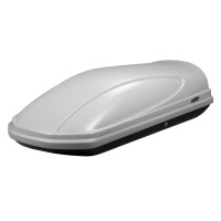 Автобокс на крышу Koffer 430 Серый Матовый с двусторонним открытием