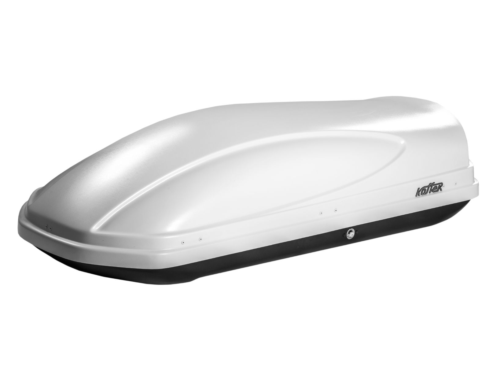 Автобокс на крышу Koffer 430 Белый Матовый с двусторонним открытием