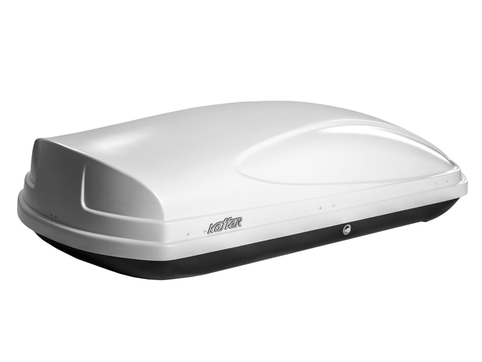 Автобокс на крышу Koffer 430 Белый Матовый с двусторонним открытием