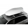 Автобокс на крышу Koffer 430 Белый Матовый с двусторонним открытием