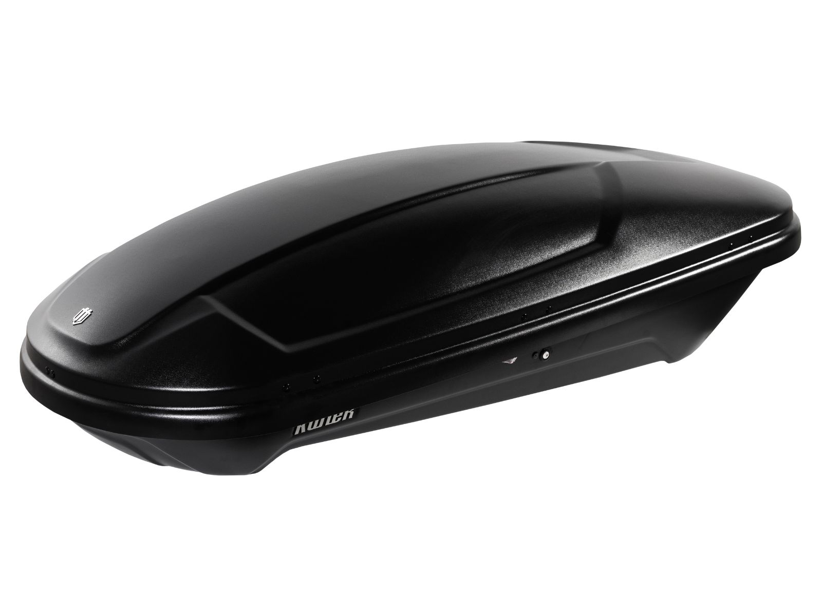 Автобокс на крышу Koffer 430S Чёрный Матовый с двусторонним открытием