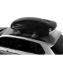 Автобокс на крышу Koffer 430S Чёрный Матовый с двусторонним открытием
