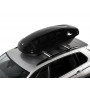 Автобокс на крышу Koffer 430S Чёрный Глянец с двусторонним открытием