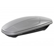 Автобокс на крышу Koffer 430S Серый Матовый с двусторонним открытием