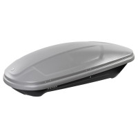 Автобокс на крышу Koffer 430S Серый Матовый с двусторонним открытием