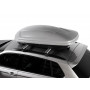 Автобокс на крышу Koffer 430S Серый Матовый с двусторонним открытием