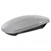 Автобокс на крышу Koffer 430S Серый Глянец с двусторонним открытием