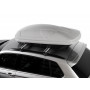 Автобокс на крышу Koffer 430S Серый Глянец с двусторонним открытием