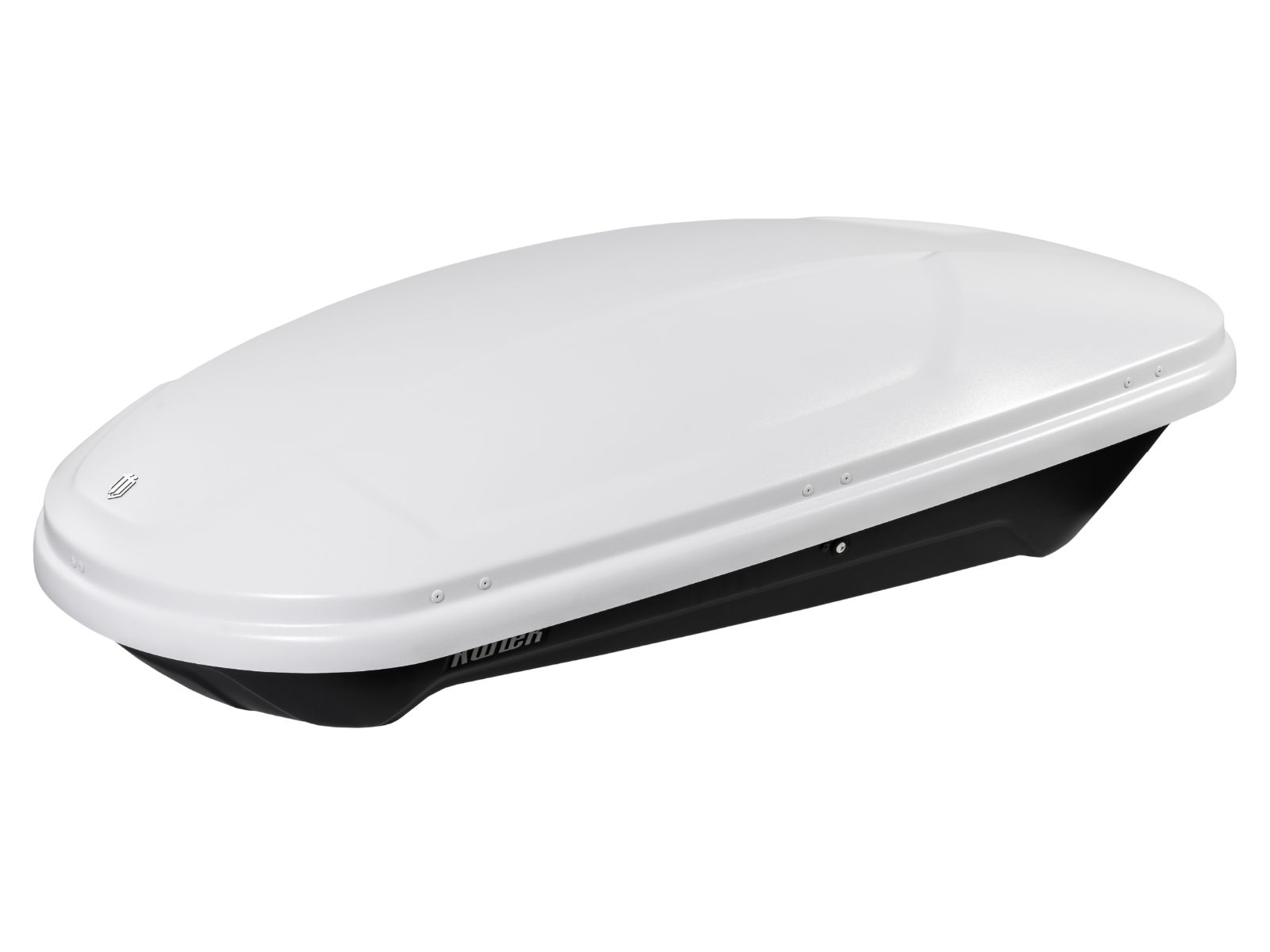 Автобокс на крышу Koffer 430S Белый Матовый с двусторонним открытием