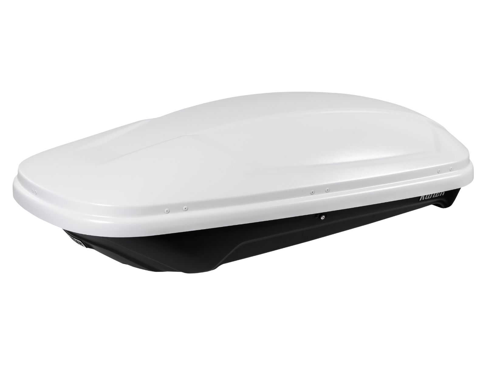 Автобокс на крышу Koffer 430S Белый Матовый с двусторонним открытием