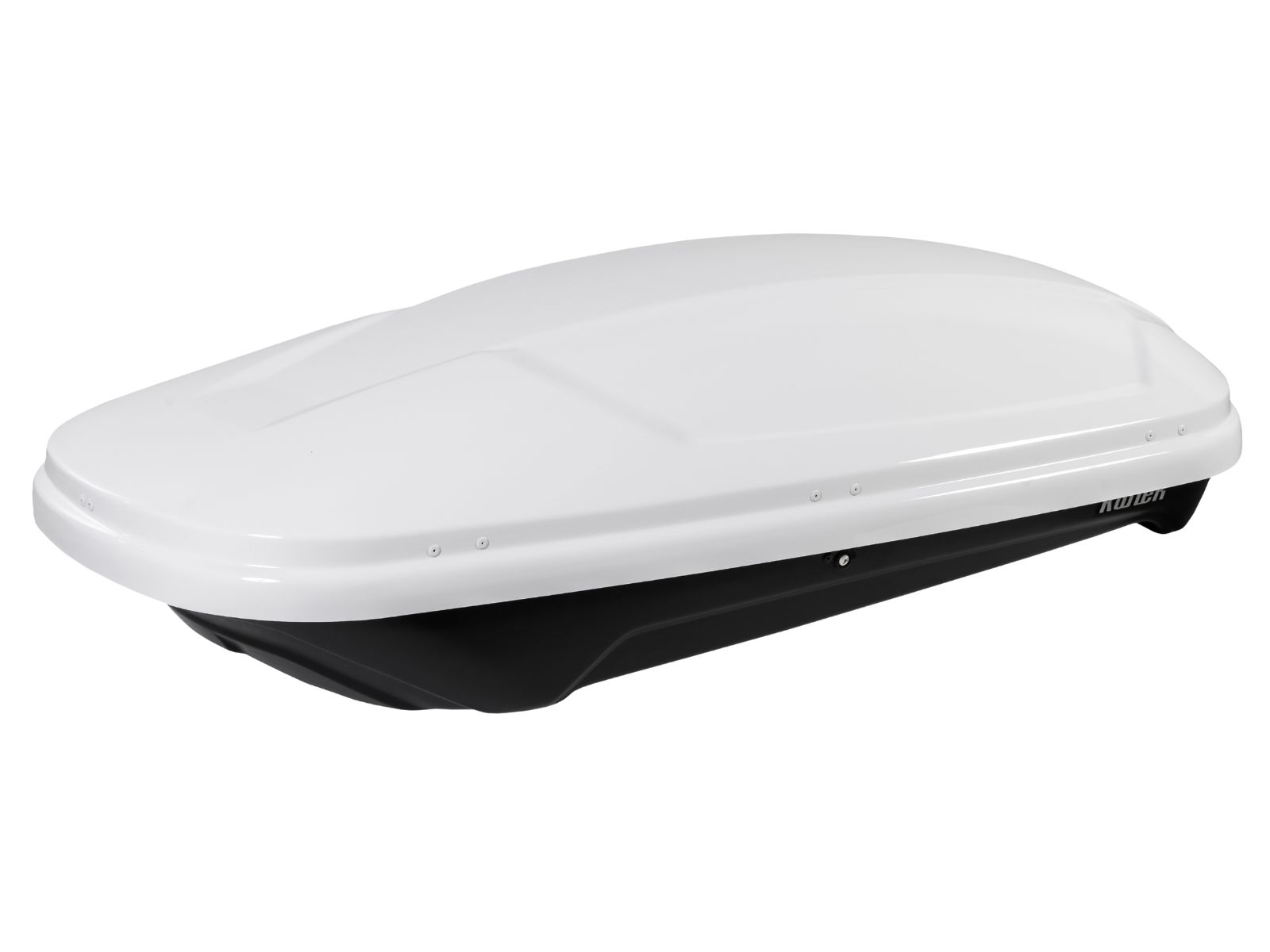 Автобокс на крышу Koffer 430S Белый Глянец с двусторонним открытием