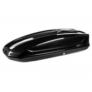 Автобокс на крышу Koffer 440 Чёрный Глянец с двусторонним открытием