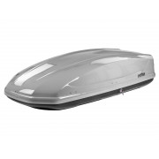 Автобокс на крышу Koffer 440 Серый Глянец с двусторонним открытием