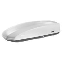 Автобокс на крышу Koffer 440 Белый Матовый с двусторонним открытием