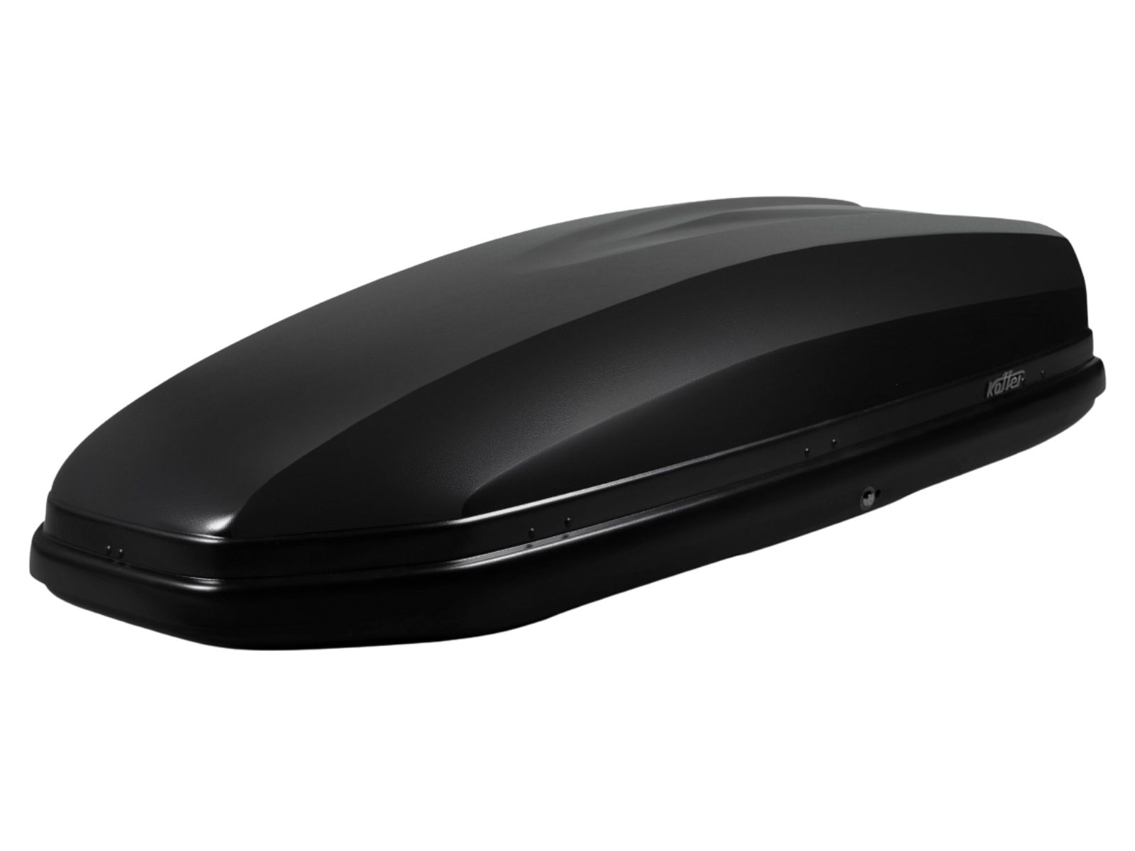 Автобокс на крышу Koffer 480 Чёрный Матовый с двусторонним открытием