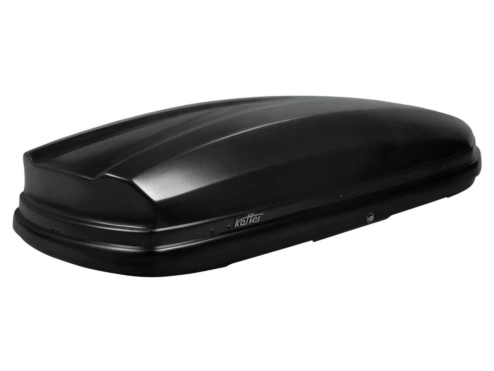 Автобокс на крышу Koffer 480 Чёрный Матовый с двусторонним открытием