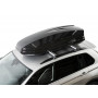 Автобокс на крышу Koffer 480 Чёрный Глянец с двусторонним открытием