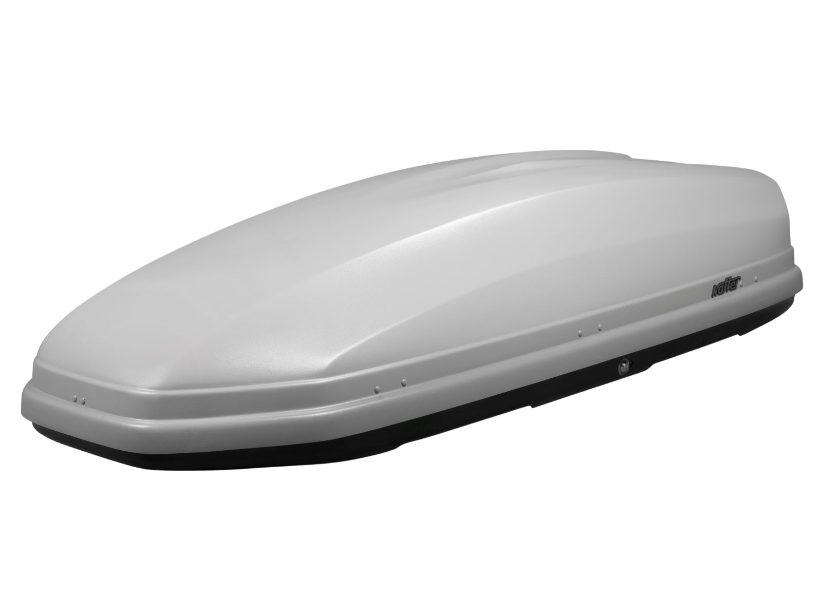 Автобокс на крышу Koffer 480 Серый Матовый с двусторонним открытием