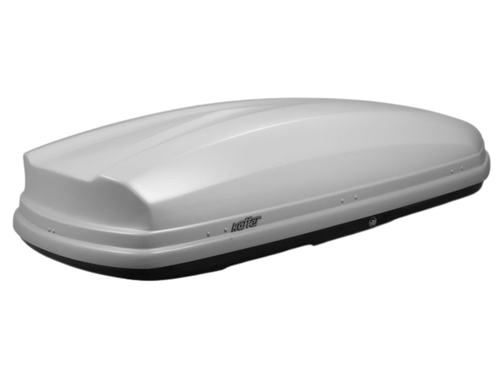 Автобокс на крышу Koffer 480 Серый Матовый с двусторонним открытием