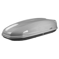 Автобокс на крышу Koffer 480 Серый Глянец с двусторонним открытием