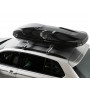 Автобокс на крышу Koffer 480S Чёрный Глянец с двусторонним открытием