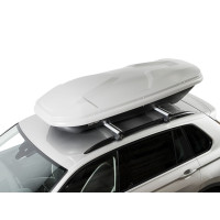 Автобокс на крышу Koffer 480S Серый Матовый с двусторонним открытием