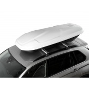 Автобокс на крышу Koffer 480S Белый Матовый с двусторонним открытием