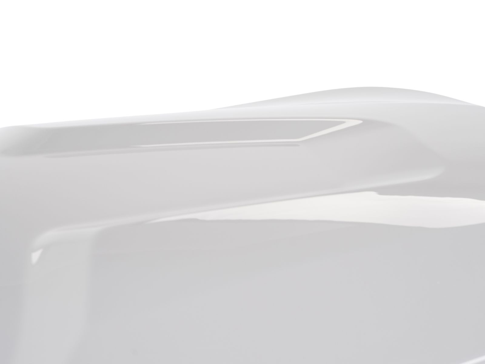 Автобокс на крышу Koffer 480S Белый Глянец с двусторонним открытием