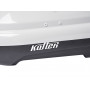 Автобокс на крышу Koffer 480S Белый Глянец с двусторонним открытием
