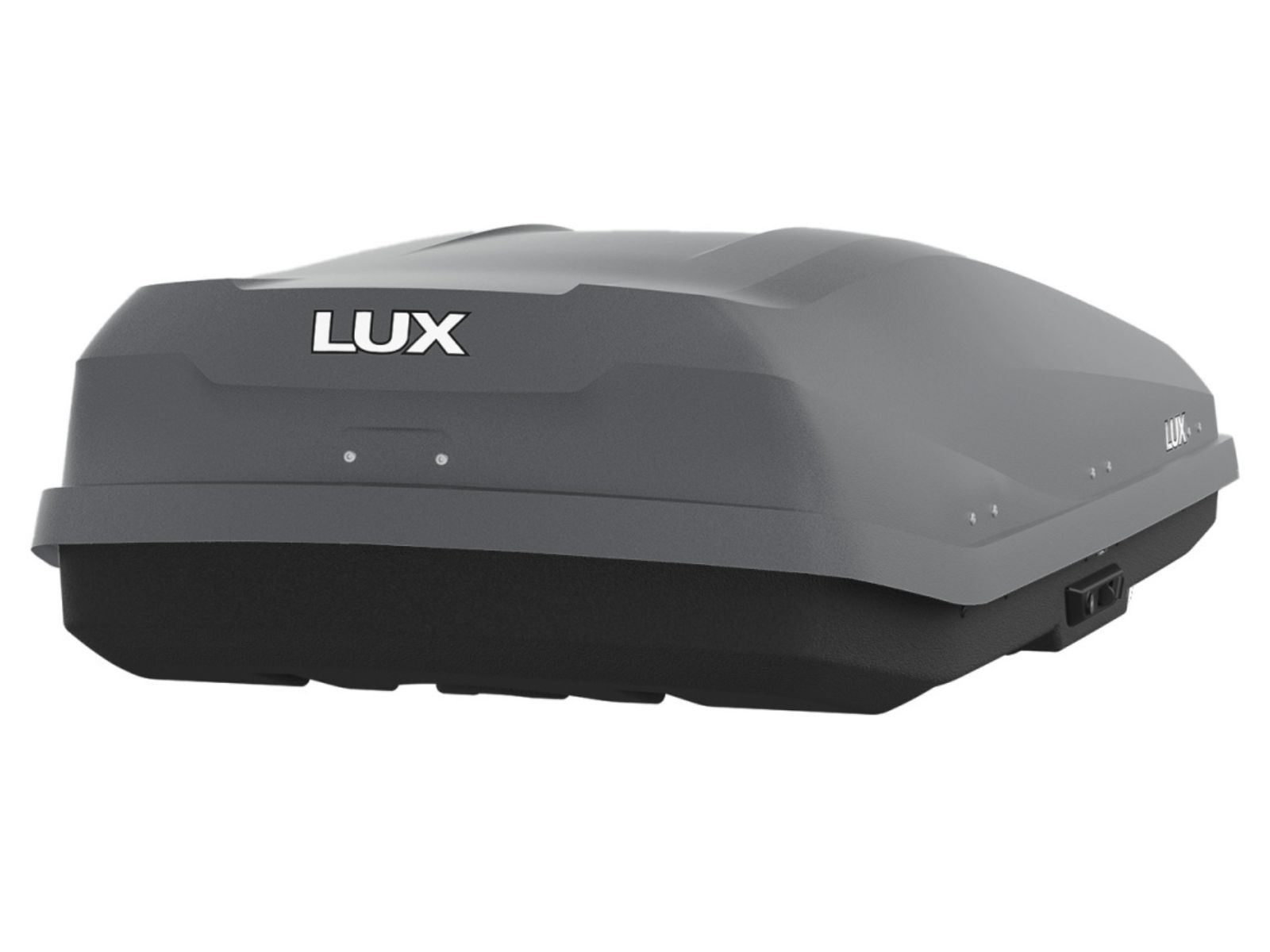 Автобокс Lux Irbis 150 Тёмно-Серый Матовый с двусторонним открытием