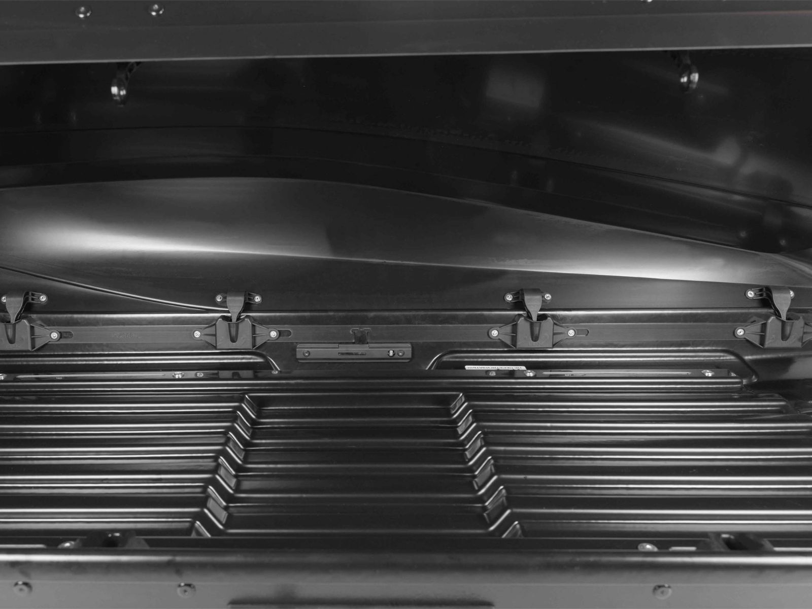 Автобокс Lux Major Серый Глянец с двусторонним открытием