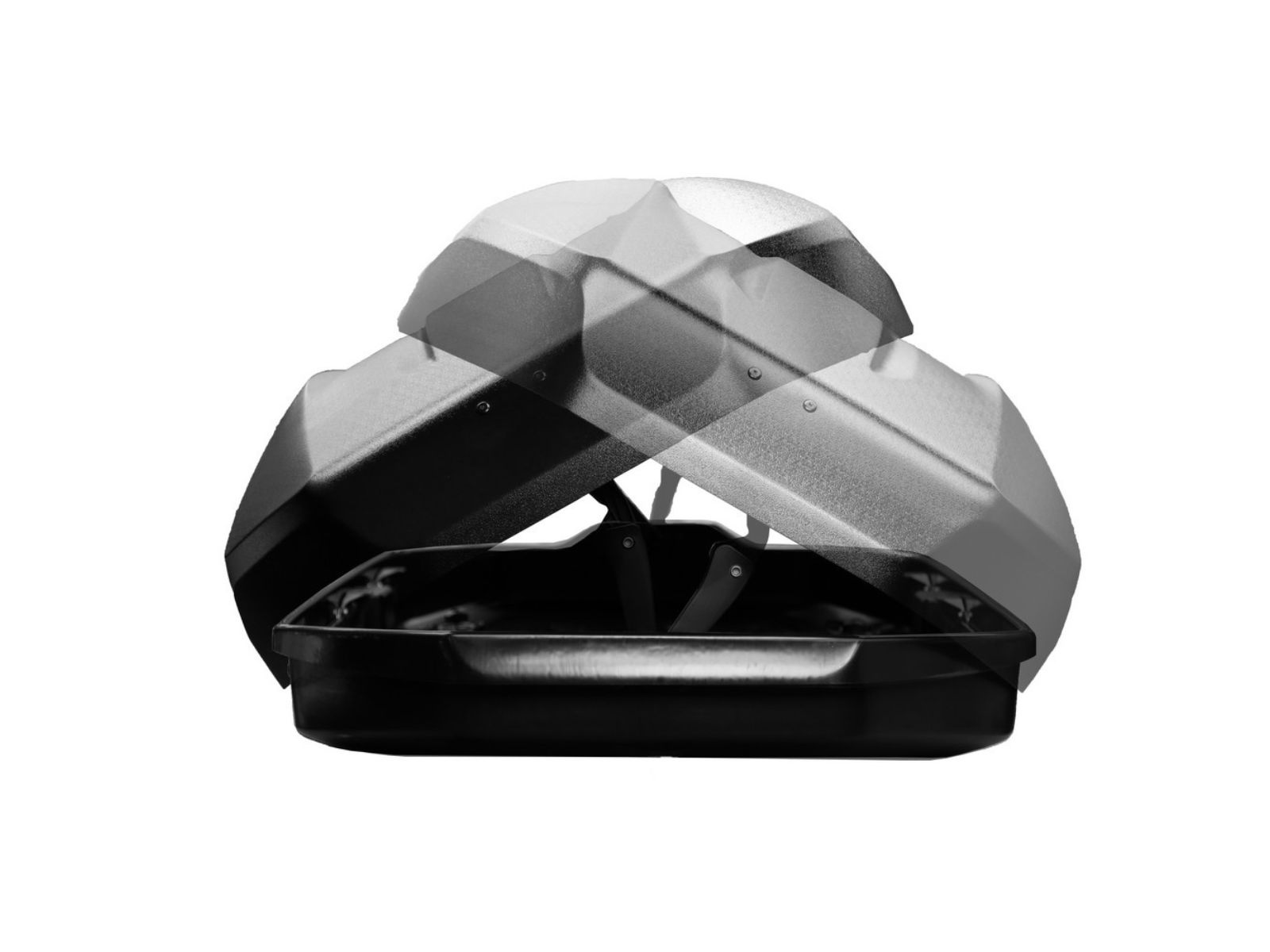 Автобокс Lux Tavr 140 Чёрный Матовый с двусторонним открытием