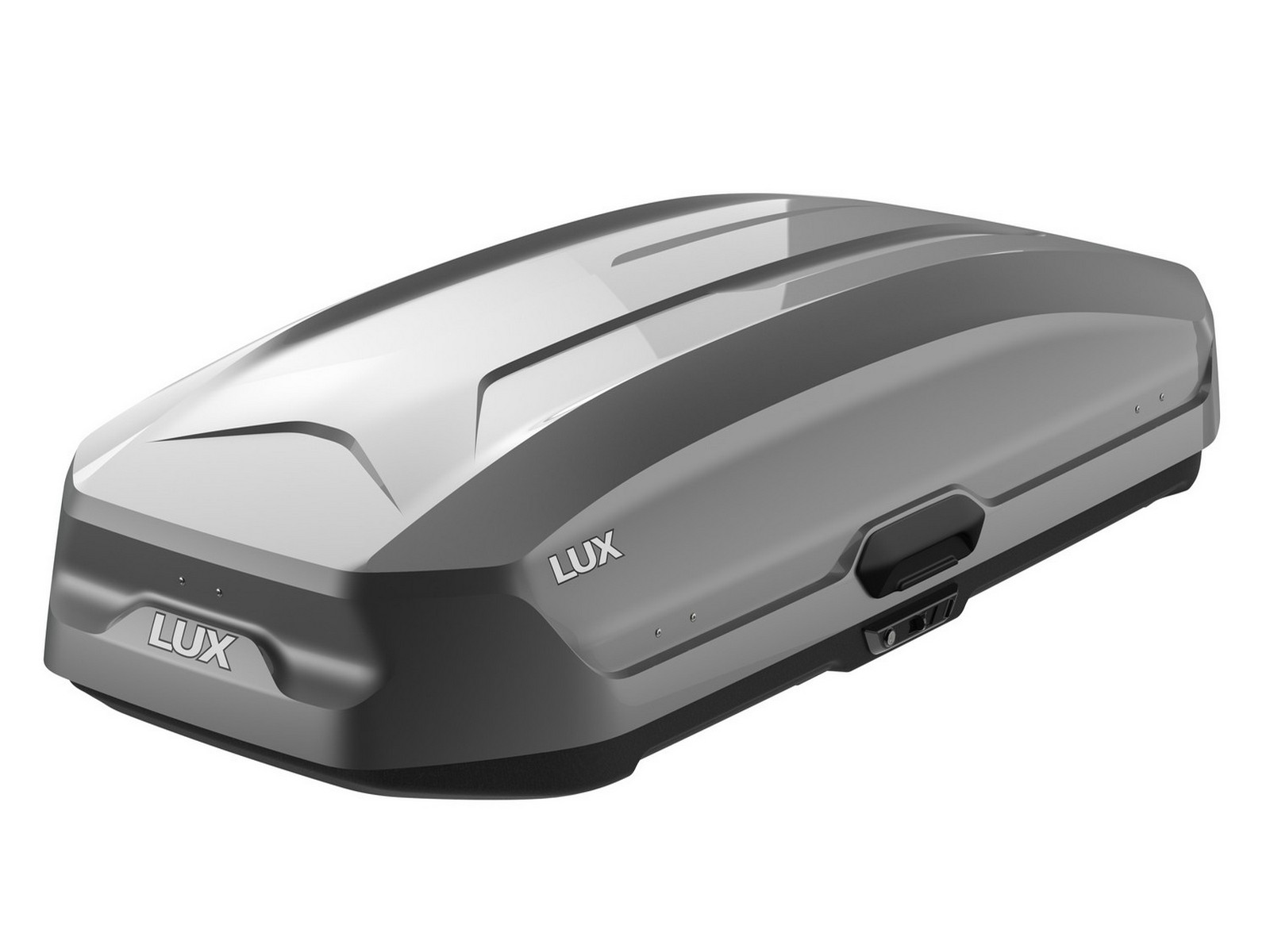 Автобокс Lux Tavr 197 Серый Глянец с двусторонним открытием