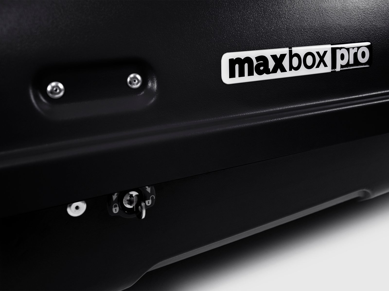 Автобокс MaxBox Pro 380 Чёрный Матовый с замком с односторонним открытием