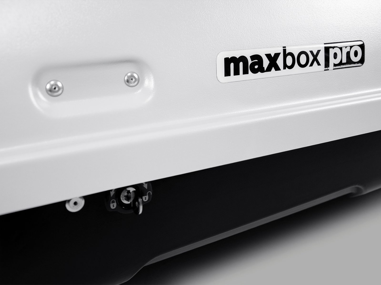 Автобокс MaxBox Pro 380 Белый Матовый с замком с односторонним открытием
