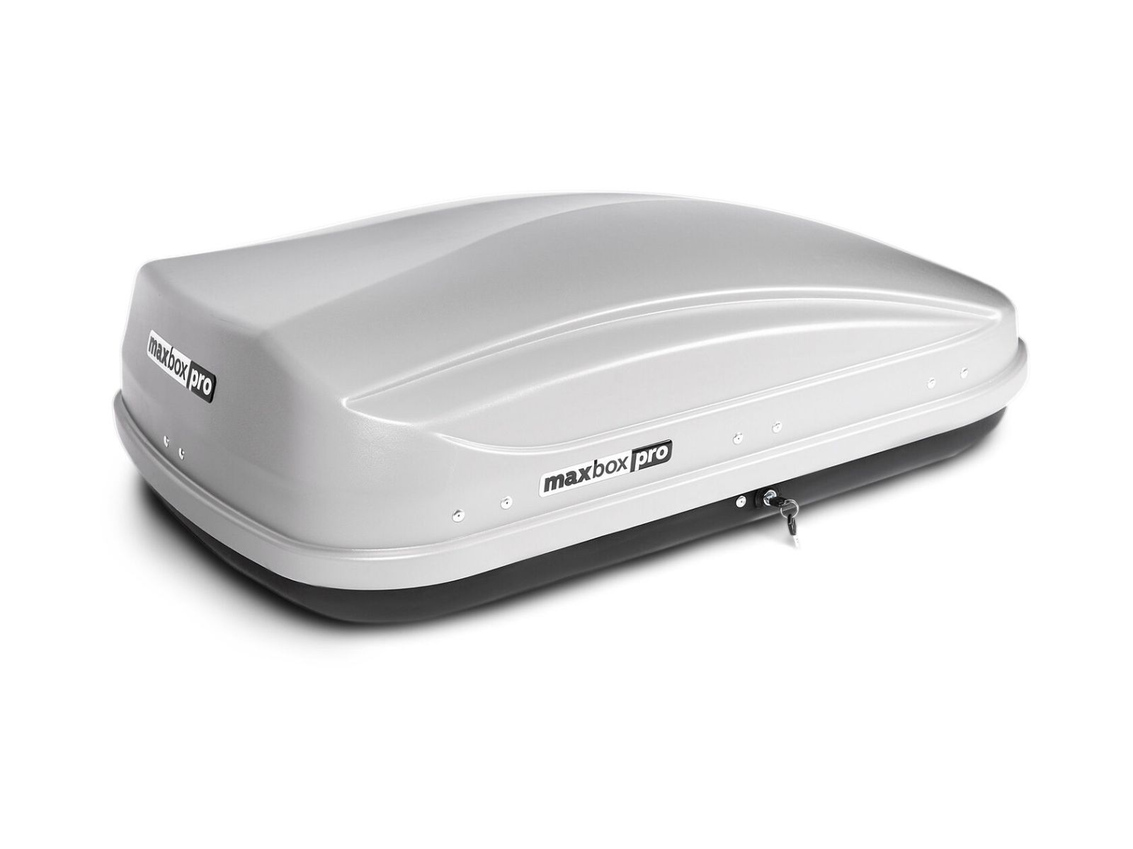 Автобокс MaxBox Pro 430 Серый Матовый с двусторонним открытием