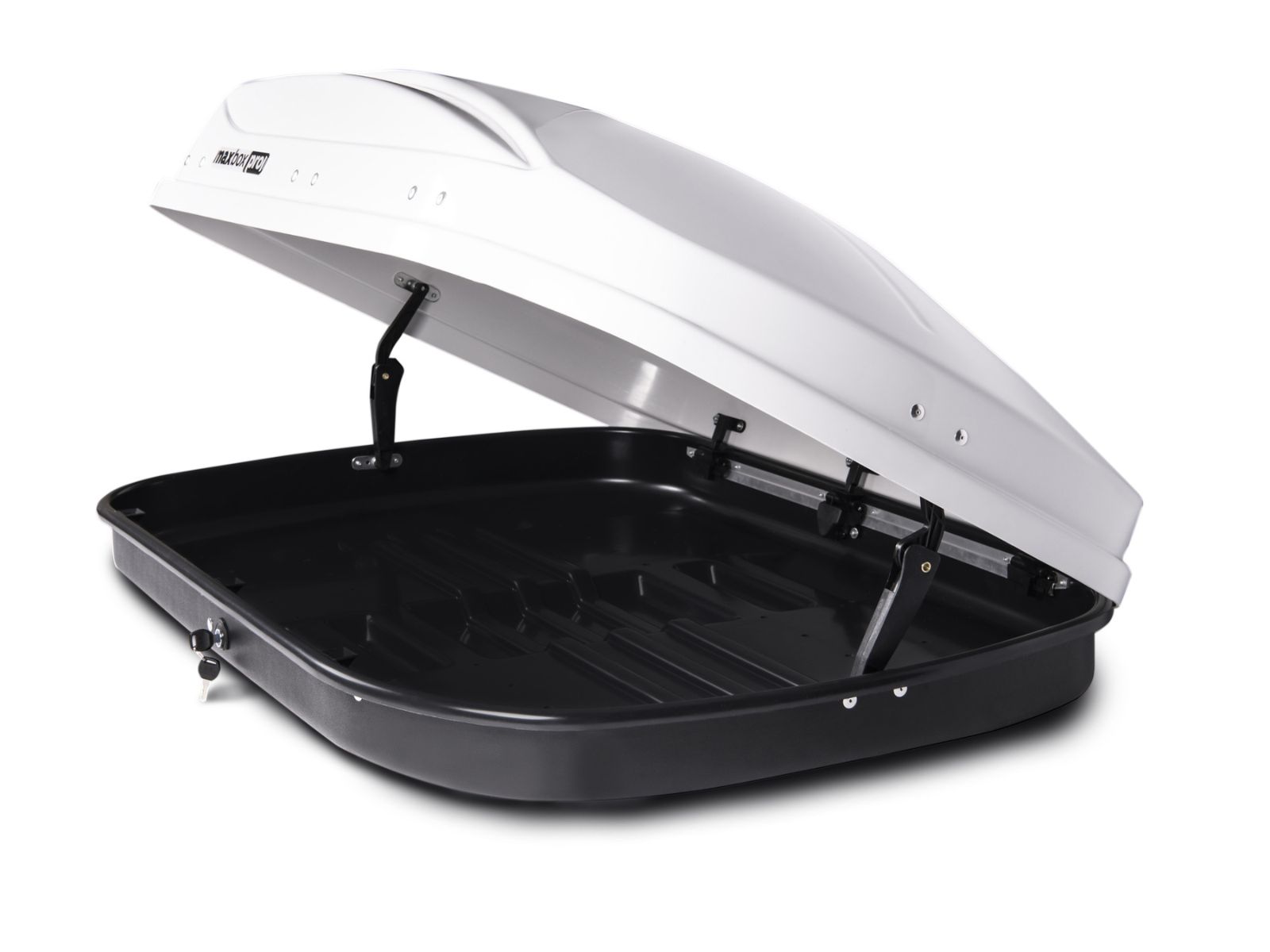 Автобокс MaxBox Pro 430 Белый Глянец с двусторонним открытием