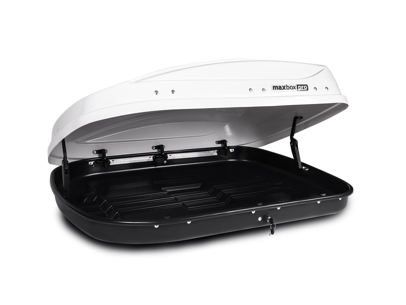 Автобокс MaxBox Pro 430 Белый Глянец с двусторонним открытием